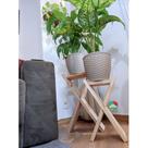 Kit Suportes De Madeira, Decoração Com Plantas, Vasos SV5 Kit Suportes De Madeira, Decoração Com Plantas, Vasos SV5