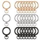 Kit surtido de clips redondos con resorte Swpeet, anillos en O y ganchos de presión