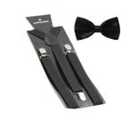 Kit Suspensório Gravata Borboleta Infantil Ou Adulto