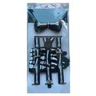 Kit Suspensório/Gravata/Luvas Esqueleto MSW