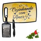 Kit Tabua De Cozinha Plastico Corte Legumes Carne Churrasco