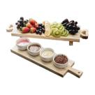 Kit Tábua Mesa Posta p/ Queijo, Frios e Molhos
