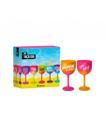Kit Taça Brasfoot Gin Com 2 Taças 580ML-Um Brinde a Vida