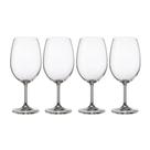 Kit Taça de Cristallin Bordeaux 590ml com 4 unidades - Bohemia Kit Taça de Cristallin Bordeaux 590ml com 4 unidades - Bohemia