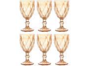 Kit Taças Diamond (6 Peças - 315 ml) Âmbar