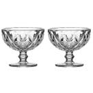 Kit Taças Sobremesas 335ML Modelo Vidro Diamante - 2 Unidades Kit Taças Sobremesas 335ML Modelo Vidro Diamante - 2 Unidades