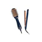 KIT TAIFF GLOSS BLUE BIVOLT - CHAPINHA 230ºC + ESCOVA MODELADORA 1200W