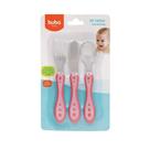 Kit Talher 3 Peças Buba Estrelinha Rosa - 10677