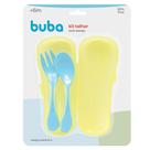 Kit talher baby com case azul buba Kit talher baby com case azul buba