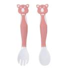 Kit Talher Flexível Coala Rosa 16237