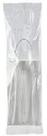 Kit talher garfo, faca, colher, guardanapo cristal embalado plastfood c/ 100 unidades Kit talher garfo, faca, colher, guardanapo cristal embalado plastfood c/ 100 unidades