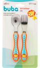 Kit Talher Infantil Leãozinho Em Aço Inox 2 Peças Buba Kit Talher Infantil Leãozinho Em Aço Inox 2 Peças Buba