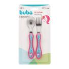 Kit Talher Infantil Unicórnio Bebê Anatômico Aço Inox Buba