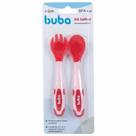 Kit Talher para Bebê - Flexível e Termossensível - Colher e Garfo - Rosa - Buba Kit Talher para Bebê - Flexível e Termossensível - Colher e Garfo - Rosa - Buba