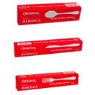 Kit Talheres América 36 Peças Aço Inox Serve 12 Pessoas Kit Talheres América 36 Peças Aço Inox Serve 12 Pessoas