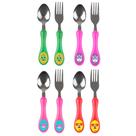 Kit Talheres Bebe Infantil Aço Inox Conjunto Garfinho e Colher