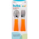 Kit talheres bubazoo laranja buba Kit talheres bubazoo laranja buba