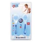 Kit Talheres com Garfo e Colher Azul - Pais e Filhos