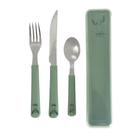 Kit Talheres Disney Com Estojo Garfo Faca Colher Refeição - Simonaggio