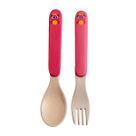 Kit Talheres Garfo Colher Melamina Estampa Infantil
