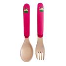 Kit Talheres Garfo Colher Melamina Estampa Infantil