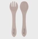 KIT Talheres Infantil Flex Colher e Garfo Clingo