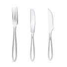 Kit Talheres Mesa com Faca para Churrasco Classic 36pçs