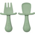 Kit Talheres Silicone Verde +6m Buba