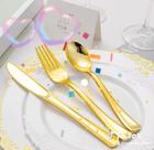 Kit Talheres Sobremesa Aço Inox Dourado 3pçs