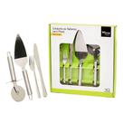 Kit talheres utensilios para pizza 10 peças inox Wincy 7908161724427 Kit talheres utensilios para pizza 10 peças inox Wincy 7908161724427
