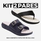 Kit Tamanco Chinelo Feminino + Tamanco Fivela Ortopédico Kit Tamanco Chinelo Feminino + Tamanco Fivela Ortopédico
