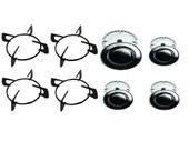 Kit Tampa + Bacia + Grelha Peças Cooktop Fogão Fischer 4 B