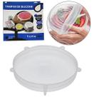 Kit Tampa De Silicone Com 6 Peças Homeflex