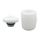 Kit Tampa e Copo Reservatório Bicarbonato em Pó Jet Sonic Gnatus e Sonic Duo Saevo Poliacetal