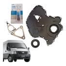 Kit Tampa Frontal C/ Retentor/ Junta/ Cola Transit 2.4 08/11
