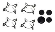 Kit Tampa + Grelha Peças Cooktop Fogão Fischer 4 Bocas