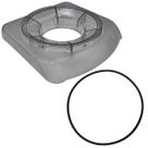 Kit Tampa Topo Bebedouro Fume + Anel Vedação Latina Original