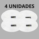 Kit Tampas para Micro-ondas 24cm Plástico BPA-Free Protetora Anti Respingo Alimentos