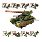 Kit tanque caminhão avião helicóptero militar exército 8x blocos de montar kit guerra + bonecos 335 peças