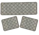 Kit Tapete 3 Pçs Boucle Cozinha Essential Niazitex