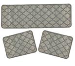 Kit Tapete 3 Pçs Boucle Cozinha Essential Niazitex