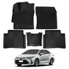 Kit Tapete Automotivo Bandeja Premium Borracha Borda Alta Kit Tapete Automotivo Bandeja Premium Borracha Borda Alta