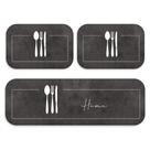 Kit Tapete de Cozinha Home Único