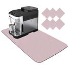 Kit Tapete De Mesa 90x40cm Organizar Cantinho Do Café + 6 Porta Apoio De Xicaras