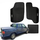 Kit Tapete Logo Bordado Específico Chevrolet S10 CD 1996 a 2011 - V5470 Kit Tapete Logo Bordado Específico Chevrolet S10 CD 1996 a 2011 - V5470