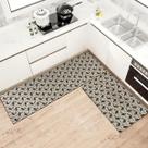 Kit Tapetes de Cozinha com 2 Peças Antiderrapante Linha Gold