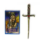 Kit Tarot Zaira Kalli e Punhal Dourado Kit Tarot Zaira Kalli e Punhal Dourado