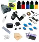 Kit Tatuagem Tattoo Maquina Eclipse Completo Tintas