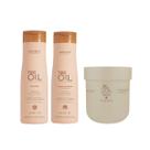 Kit Tec Oil Sh 300ml +Cond 300ml + Máscara 500ml - Arvensis