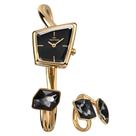 Kit Technos Feminino Crystal Dourado - VX10AA/K1P